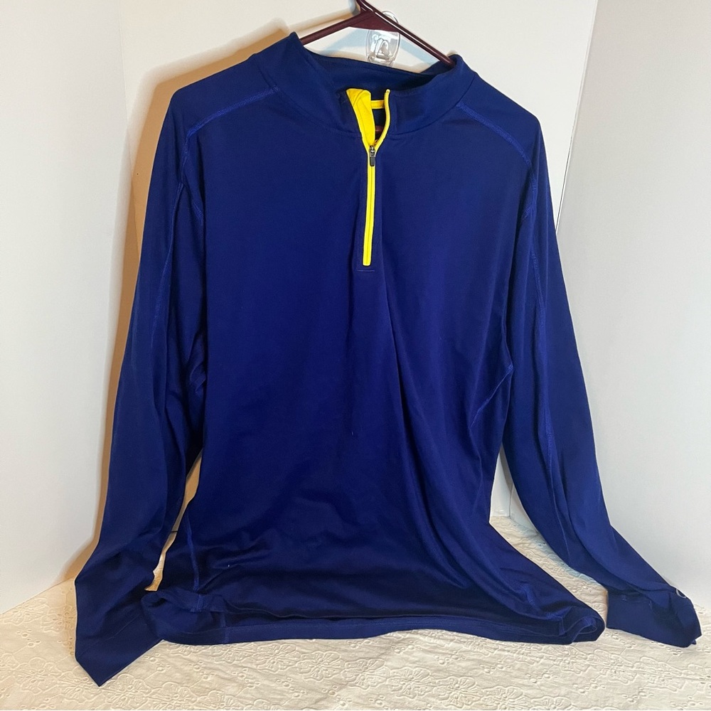 Cabela's Blue and Yellow men’s pullover